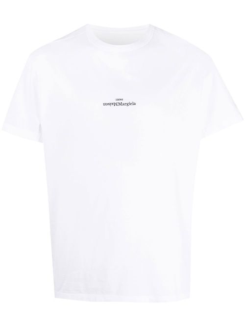 T-Shirt with Distorted Logo MAISON MARGIELA | S30GC0701S22816994